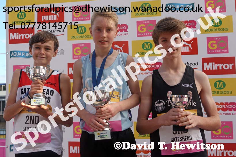 Boys Junior Great North Run. Photo: David T. Hewitson/Sports for All Pics